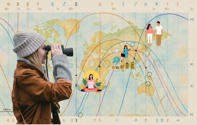 Astrocartography Map Example
